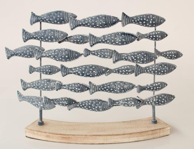 Blue Swimming Fish Ornament